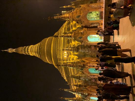 Shwedagon Pagoda in Myanmar